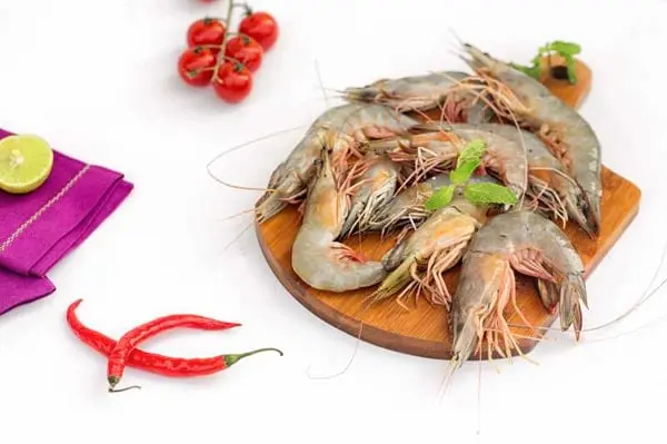 White Prawns / Indian Naaran / Jhinga / ಸೀಗಡಿ (Large) (40+ Count/kg